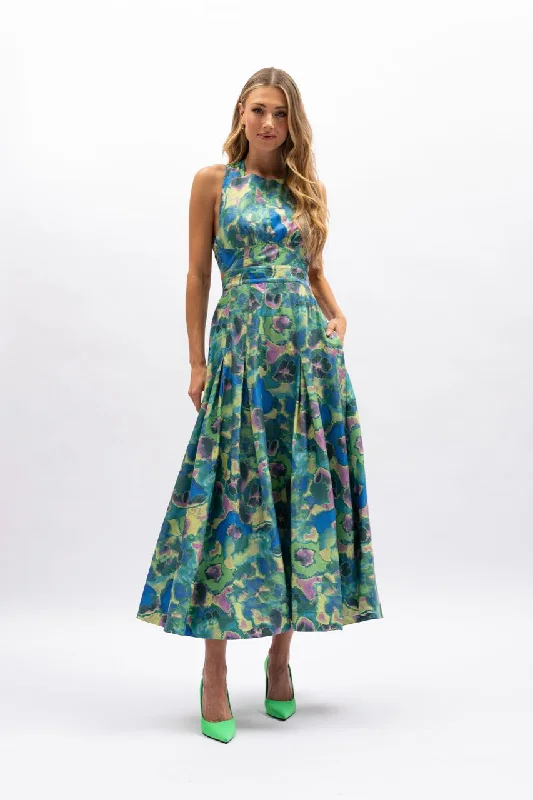 Aureta Elke Maxi Dress - Aquatic