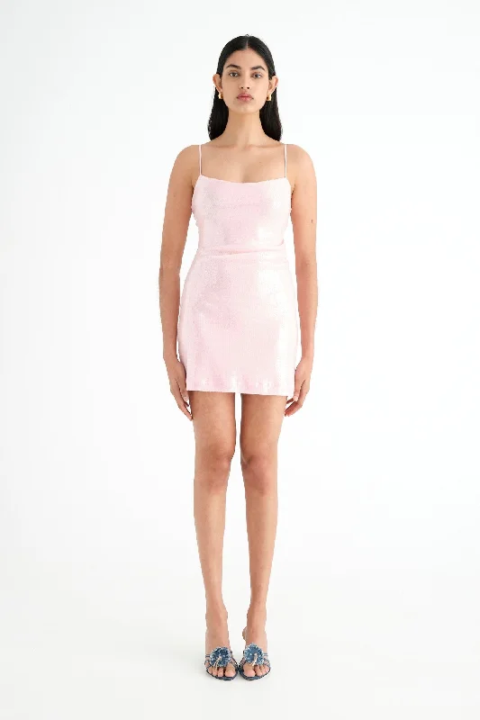 Benni Juliano Sequin Mini Dress - Candy Floss