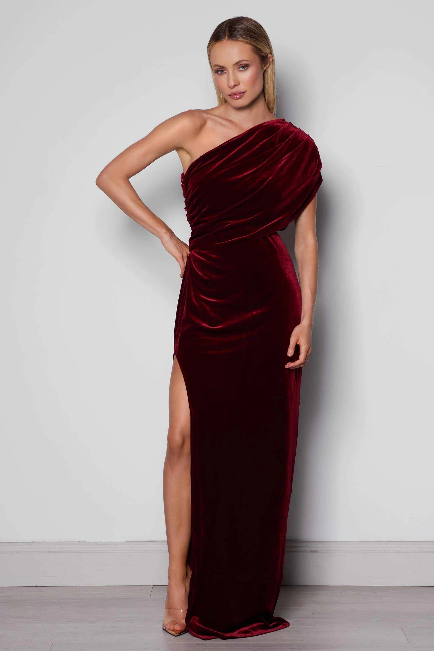 Elle Zeitoune Luna Dress - Wine