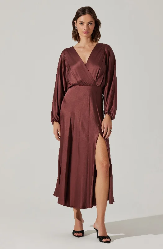 Kimiko V-Neck Midi Dress