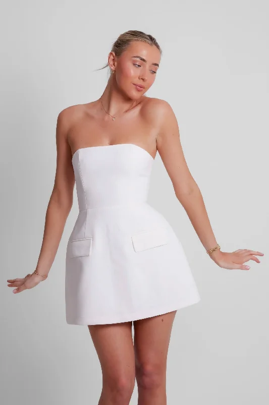 Odd Muse The Ultimate Muse Strapless Dress - White