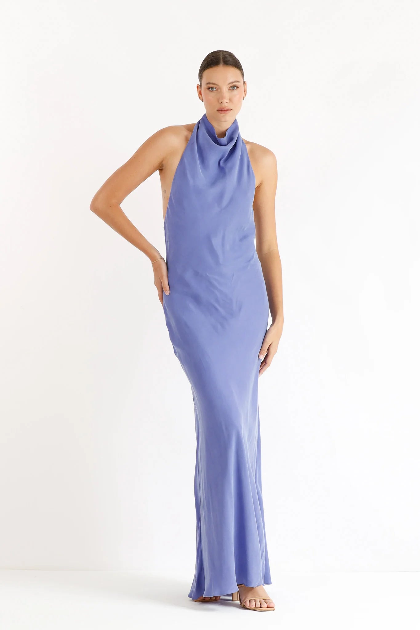 Pasduchas By Night Maxi Dress - Cornflour