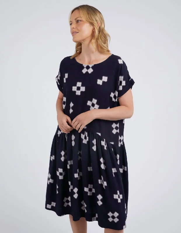 Navy Print