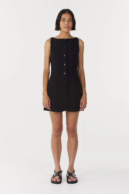 Third Form Skyline Tailored Mini Dress - Black