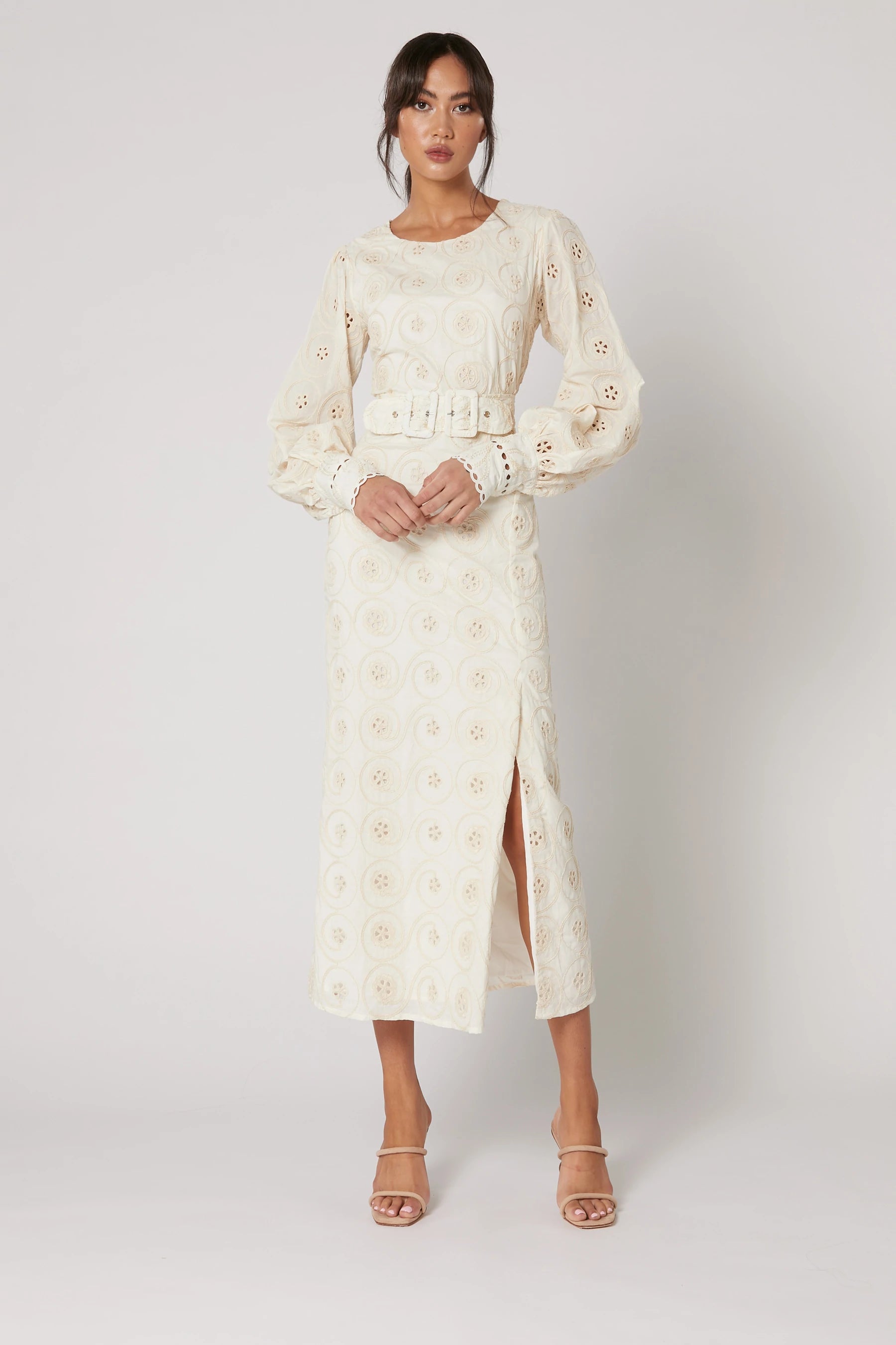 Winona Maison Belt Dress - Embroidered