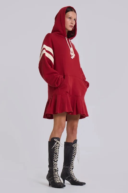 4 or Nothing Sweater Dress in Red