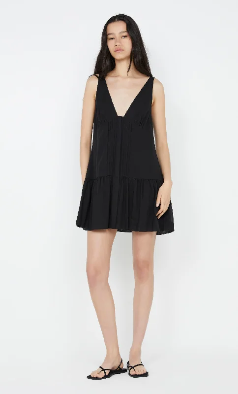 FRANKA MINI DRESS - BLACK