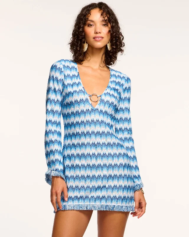 Zig Zag Cassie Coverup Mini Dress