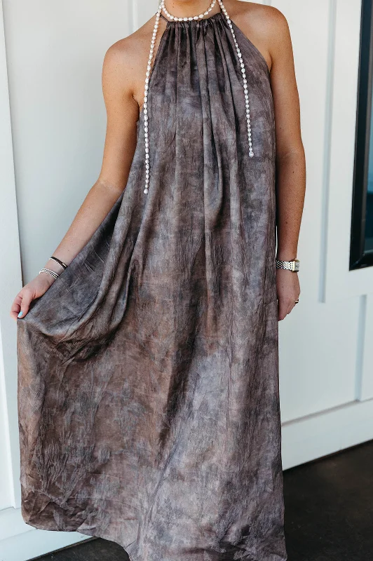 Aileen Maxi Dress - Brown