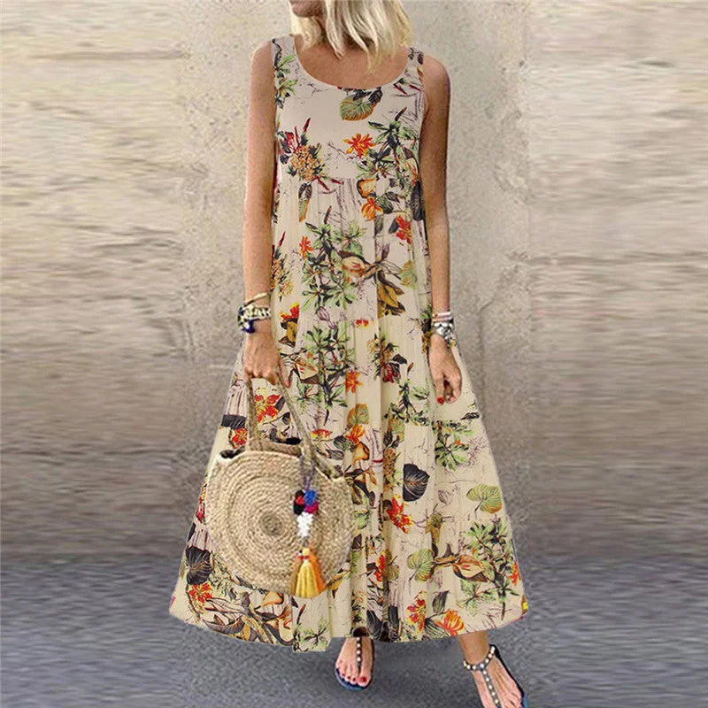 Bohemian Floral Dress