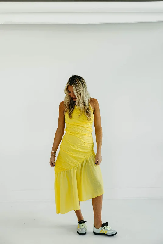 Emerson Midi Dress - Yellow