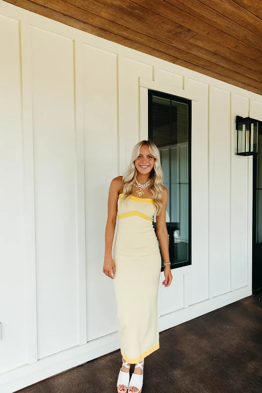 Loved By You Maxi Dress - Yellow