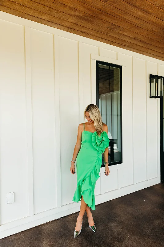 Robin Midi Dress - Green