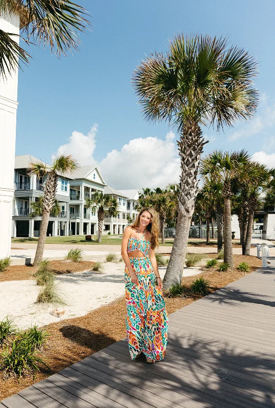 To The Island Maxi Dress - Multi